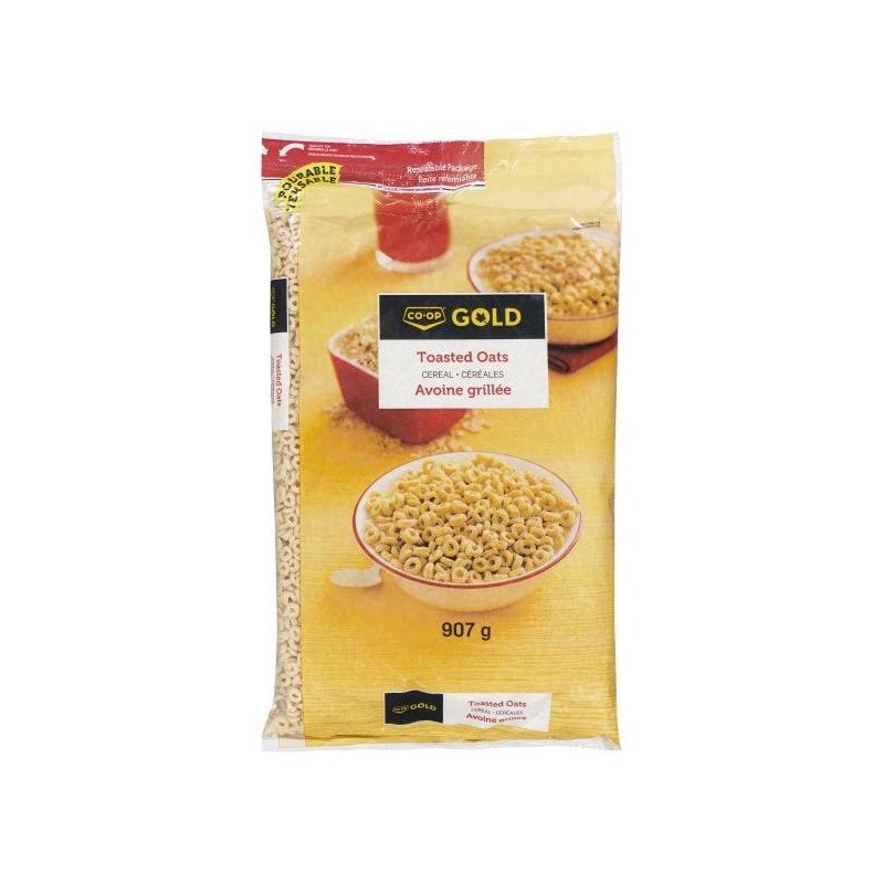 Co-op Gold Toasted Oats Cereal 907 g