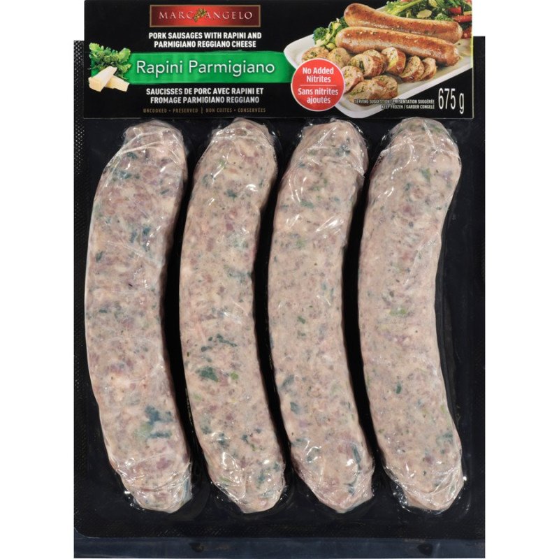 Marc Angelo Rapini Parmigiano Pork Sausage 675 g