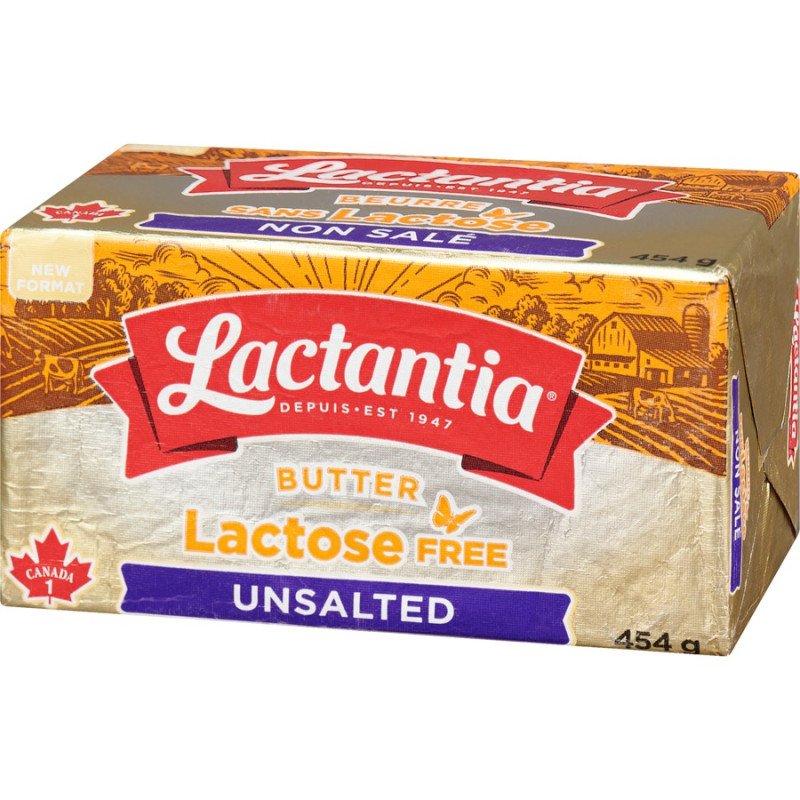 Lactantia Lactose Free Unsalted Butter 454 g