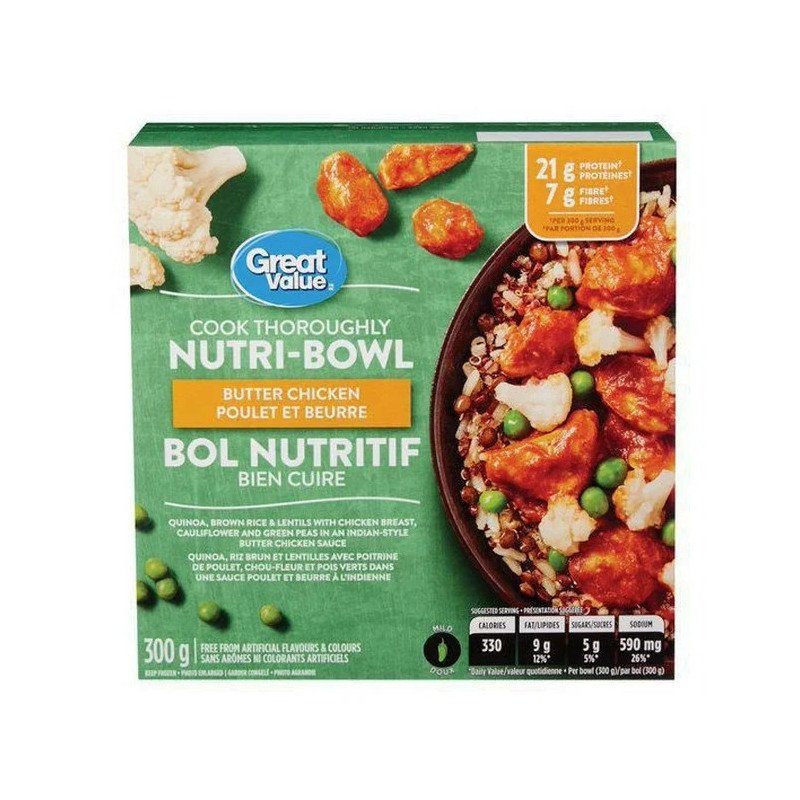 Great Value Nutri-Bowl Butter Chicken 300 g