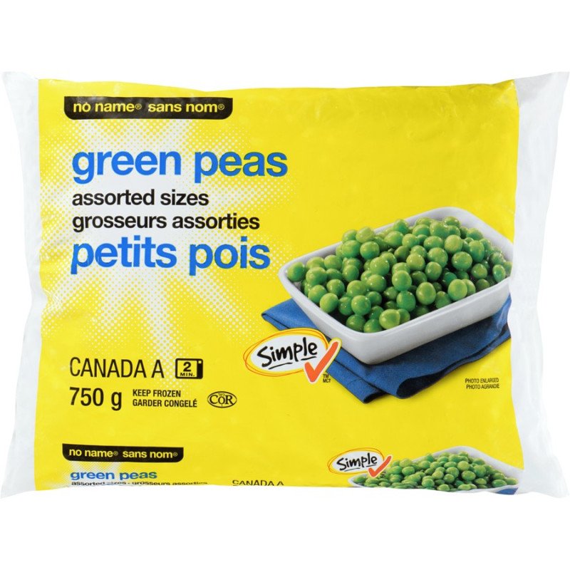 No Name Green Peas 750 g