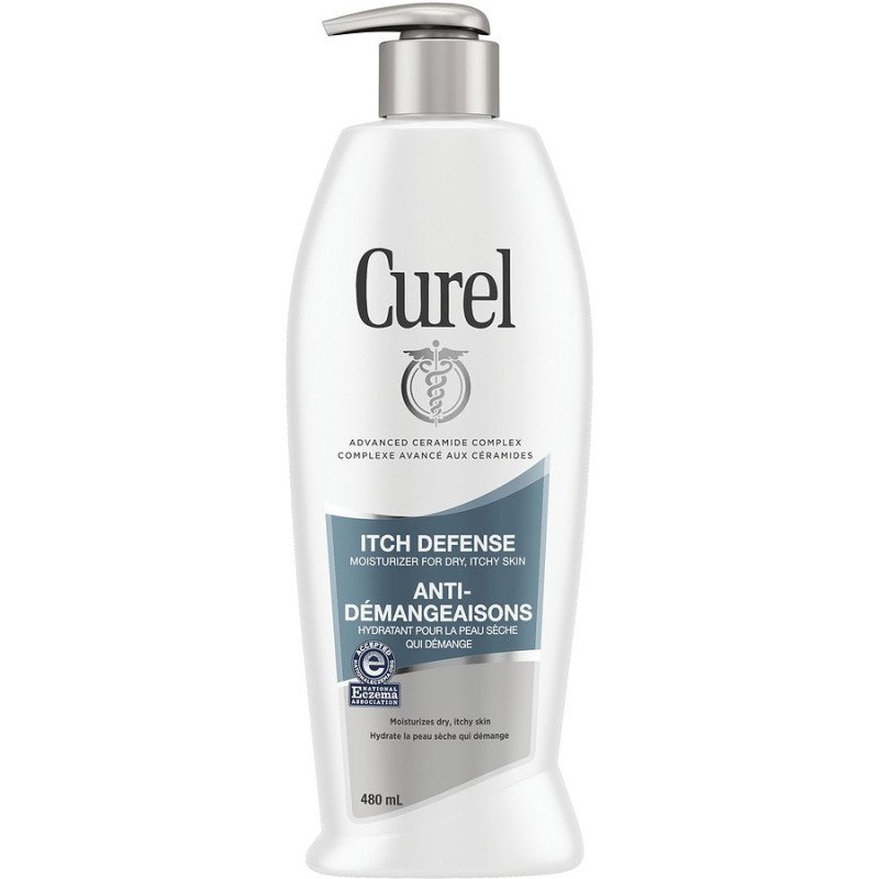 Curel Itch Defense Fragrance Free Body Lotion Dry Skin 480 ml