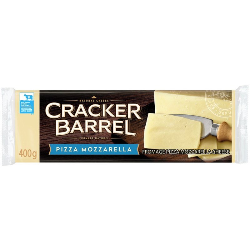 Cracker Barrel Pizza Mozzarella Cheese 400 g