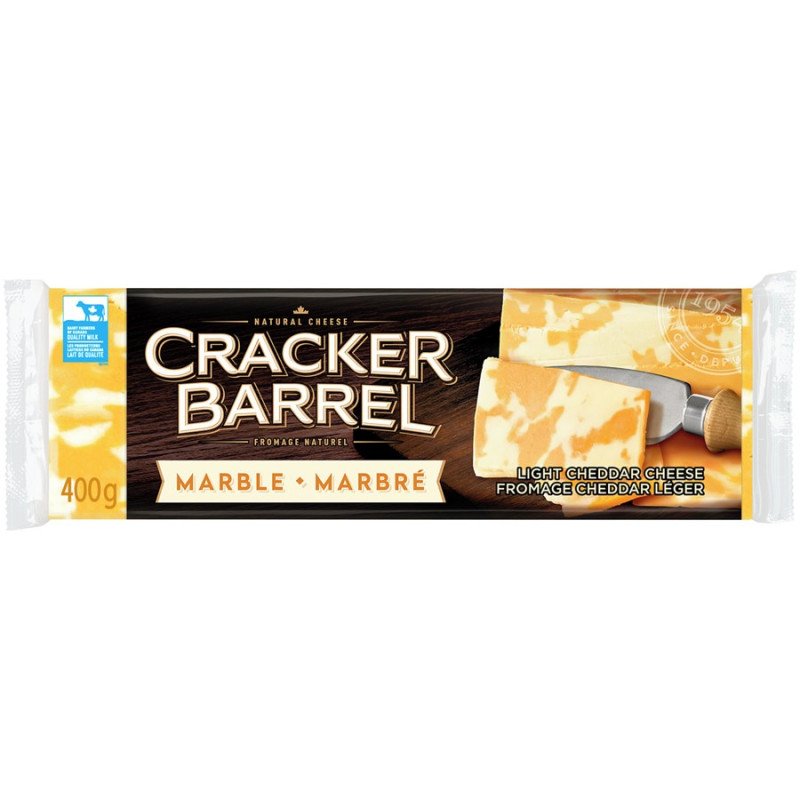 Cracker Barrel Light Marble Cheddar Cheese 400 g