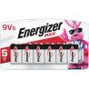 Energizer Max Batteries 9V 6's