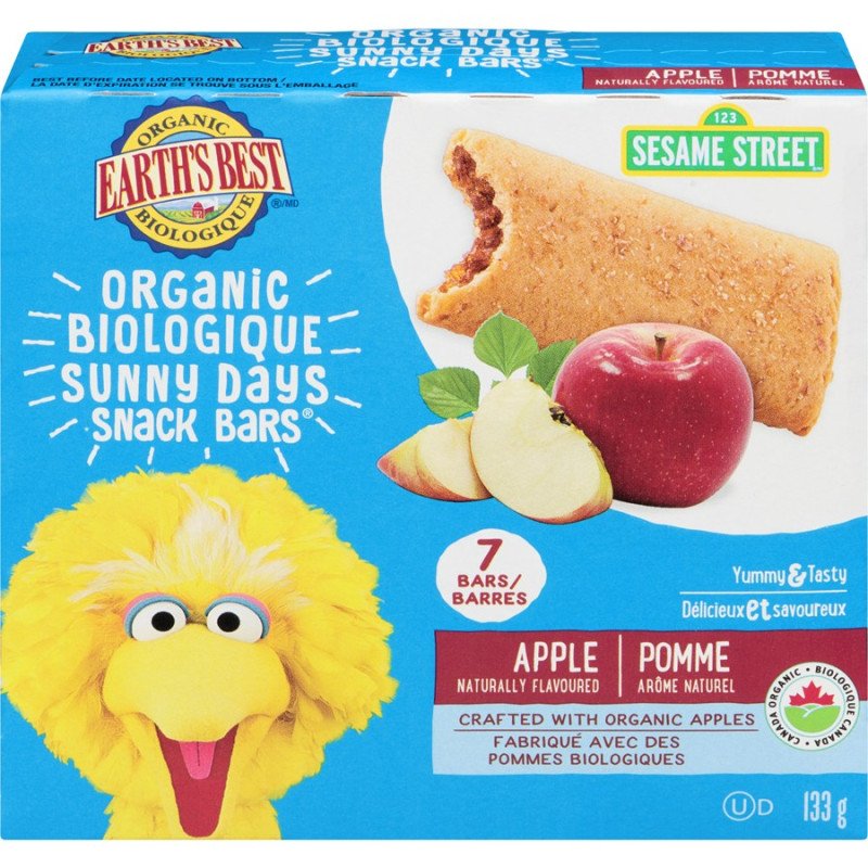 Earth's Best Organic Sunny Days Snack Bars Apple 133 g