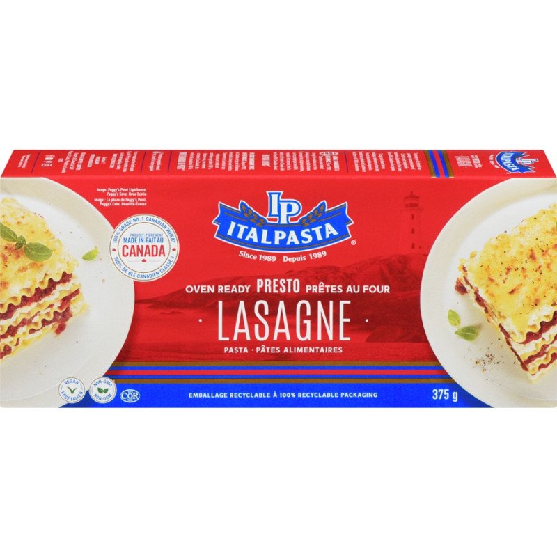 Italpasta Oven Ready Lasagna 375 g