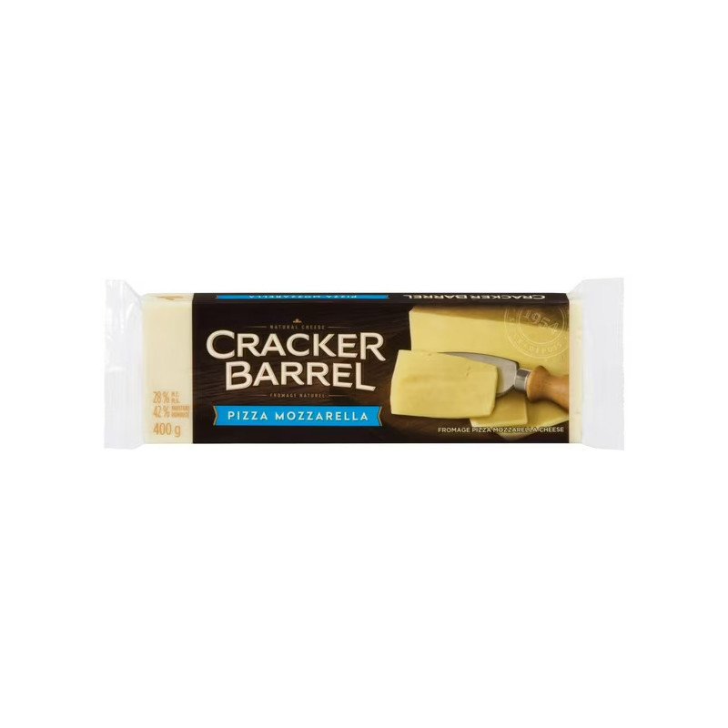 Cracker Barrel Pizza Mozzarella Cheese 400 g