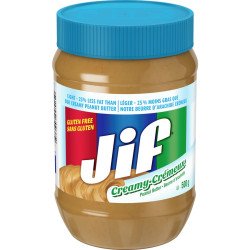 Jif Gluten Free Light Creamy Peanut Butter 500 g