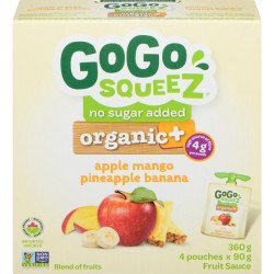 GoGo Squeez No Sugar Added...