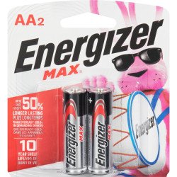 Energizer Max Batteries AA2