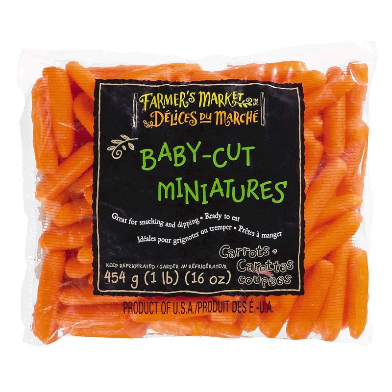 Farmer's Market Baby-Cut Miniatures Carrots 454 g