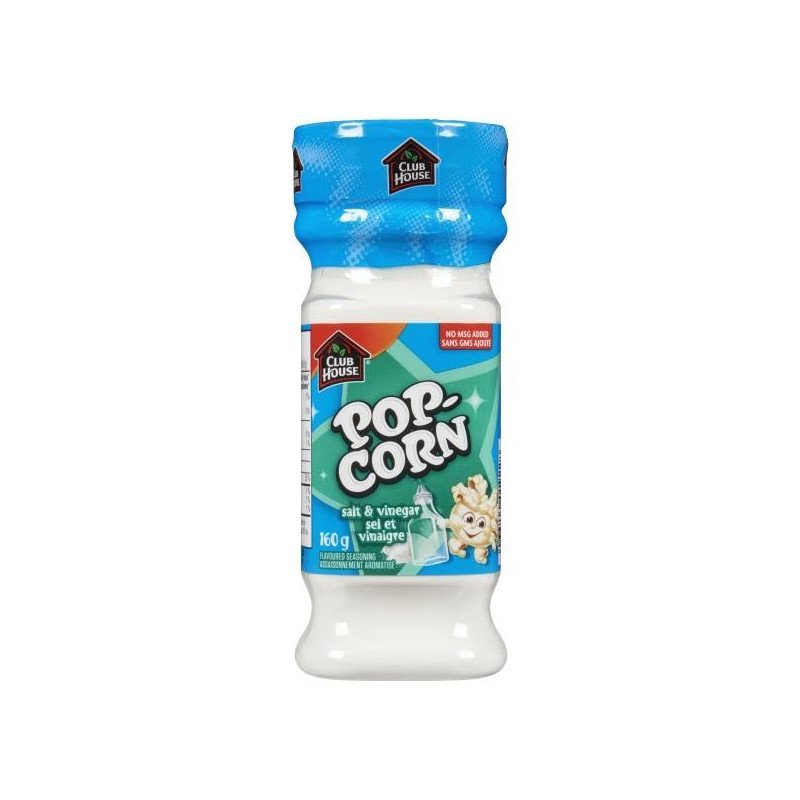 Club House Popcorn Seasoning Salt & Vinegar 160 g