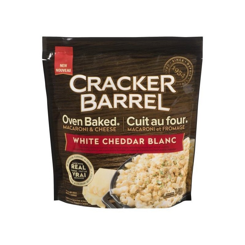 Cracker Barrel Oven Baked Macaroni & Cheese White Cheddar 349 g