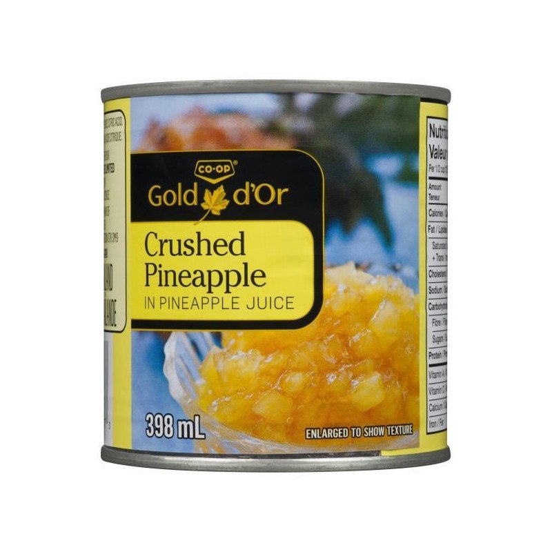 Co-op Gold Crushed Pineapple in Pineapple Juice 398 ml