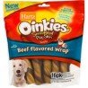Hartz Oinkies Pig Skin Twists with Beef Flavoured Wrap 16’s