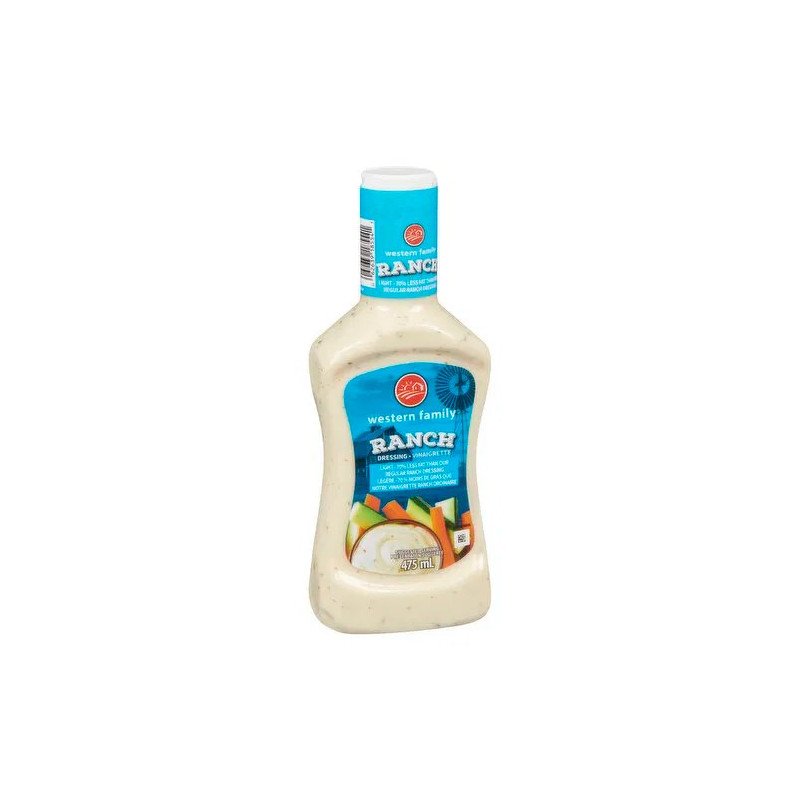 Western Family Light Ranch Salad Dressing 475 ml