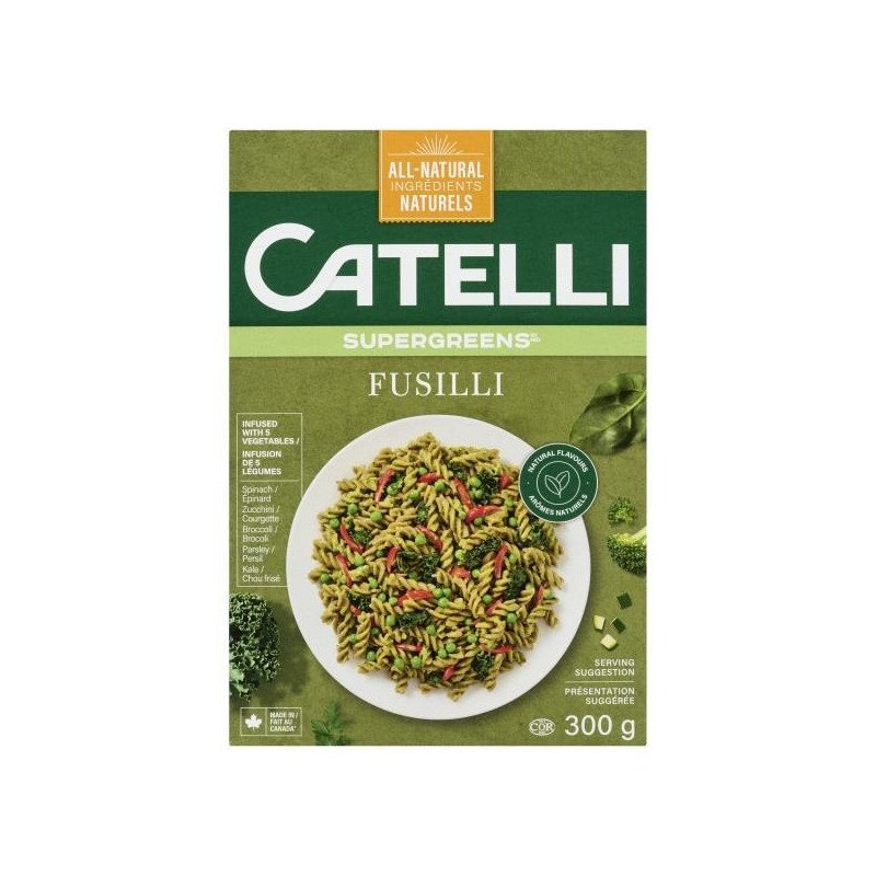 Catelli Supergreens Fusilli Pasta 300 g