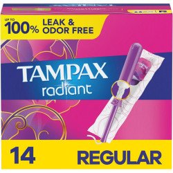 Tampax Radiant Tampons...