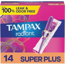 Tampax Radiant Tampons...