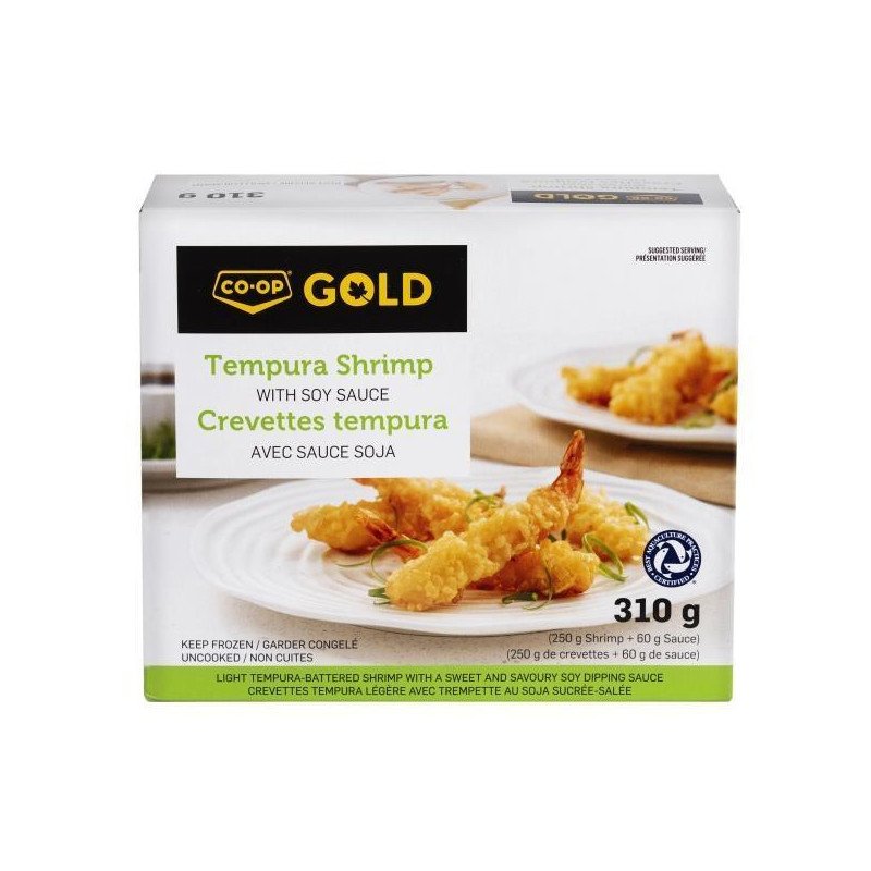 Co-op Gold Tempura Shrimp with Soy Sauce 310 g