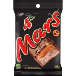 Mars Chocolate Bars 208 g 4's