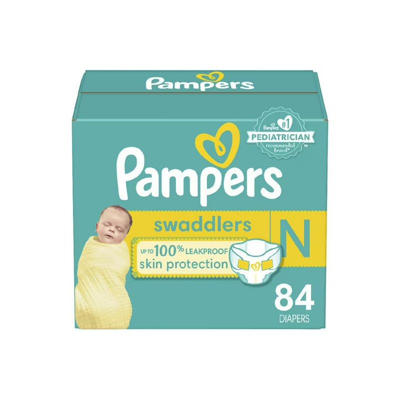 Pampers Swaddlers Diapers Newborn 84's