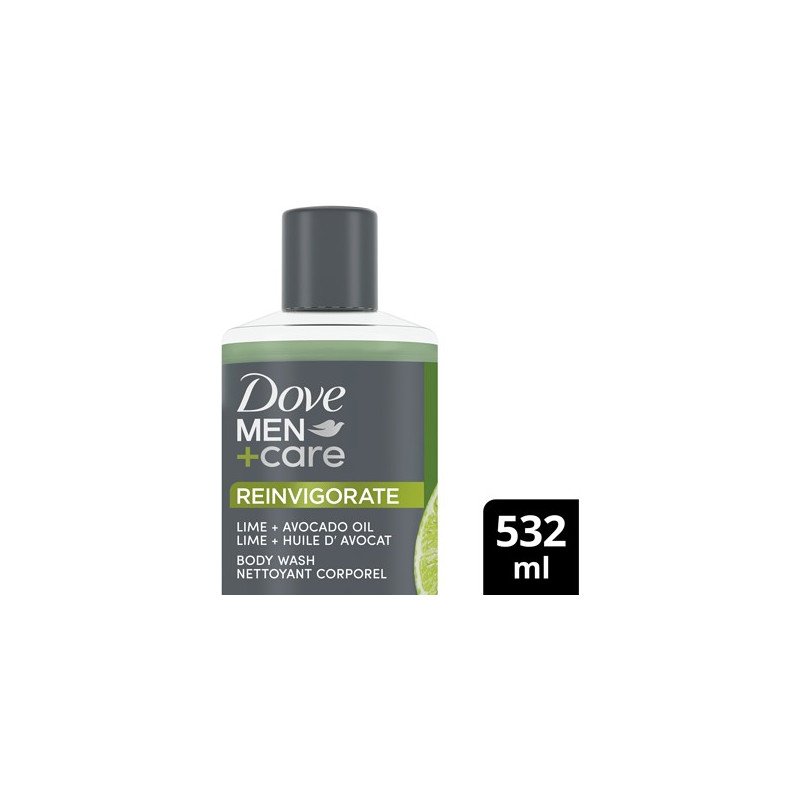 Dove Men+Care Reinvigorating Lime + Avocado Oil Body Wash 532 ml