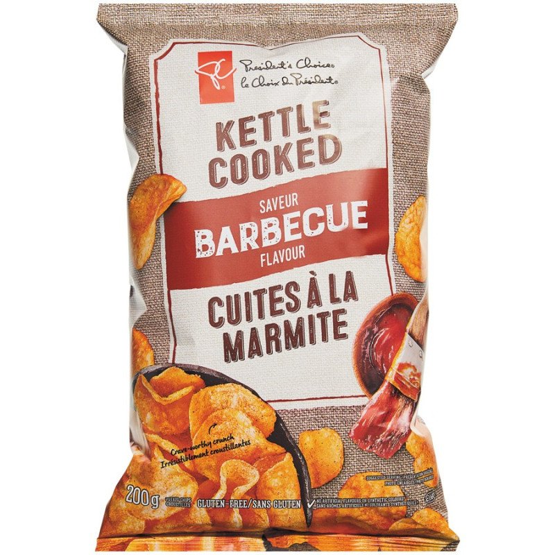 PC Kettle Cooked Potato Chips Barbecue 200 g