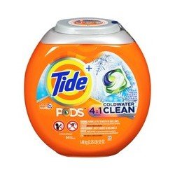 Tide+ Pods 4-in-1 Laundry Detergent Coldwater Clean Fresh Scent 54’s