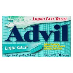 Advil 200 mg Liqui-Gels 16's