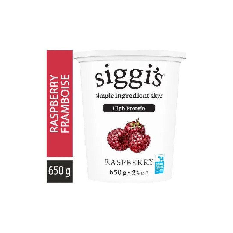 Siggi's Skyr Yogurt Raspberry 650 g