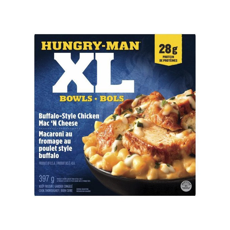 Hungry-Man XL Bowls Buffalo-Style Chicken Mac ‘N Cheese 397 g