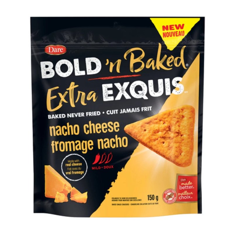 Dare Bold 'n Baked Nacho Cheese Crackers 150 g