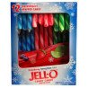 Jell-O Candy Canes Strawberry-Berry Blue-Lime 12's