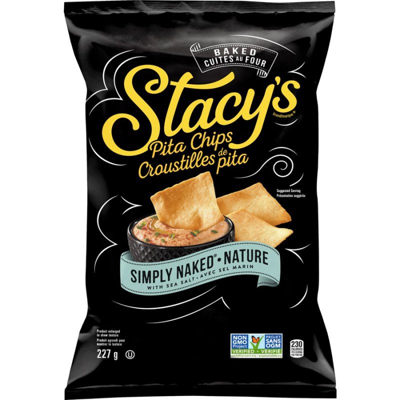 Stacy’s Pita Chips Simply Naked with Sea Salt 227 g