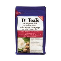 Dr. Teal's Pure Epsom Salt Soaking Solution Shea Butter & Almond Oil 1.36 kg