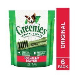 Greenies Dental Treats Dog Treats Regular 6’s 170 g