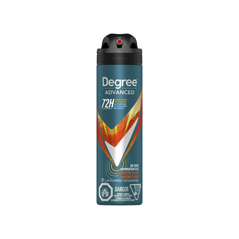 Degree Men Motionsense Dryspray Adventure Antiperspirant 107 g