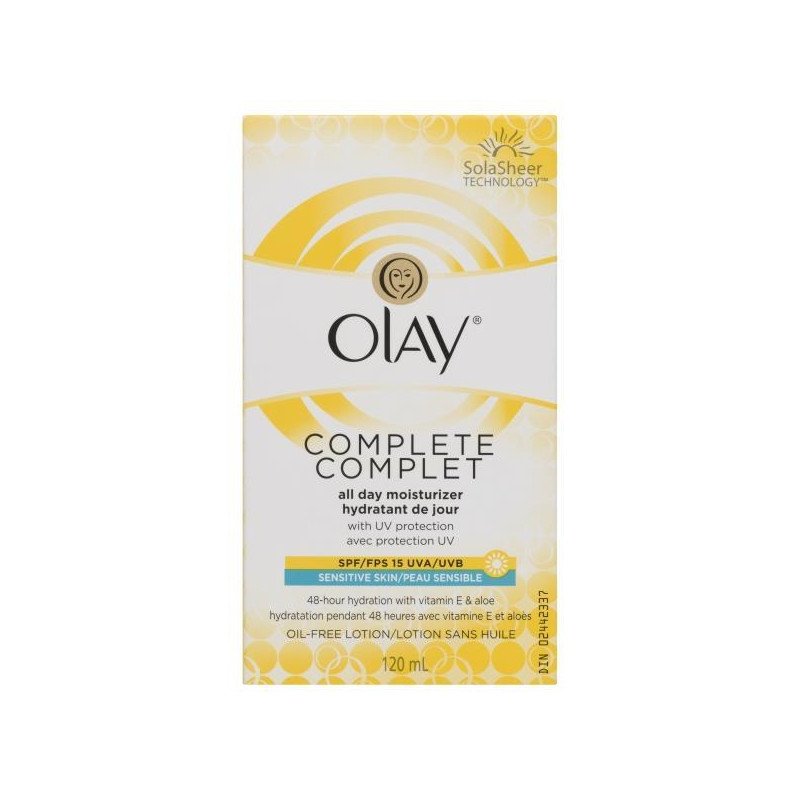 Olay Complete Daily Moisturizing Lotion SPF15 Sensitive Skin 120 ml