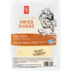 PC Cheese Slices Swiss 150 g