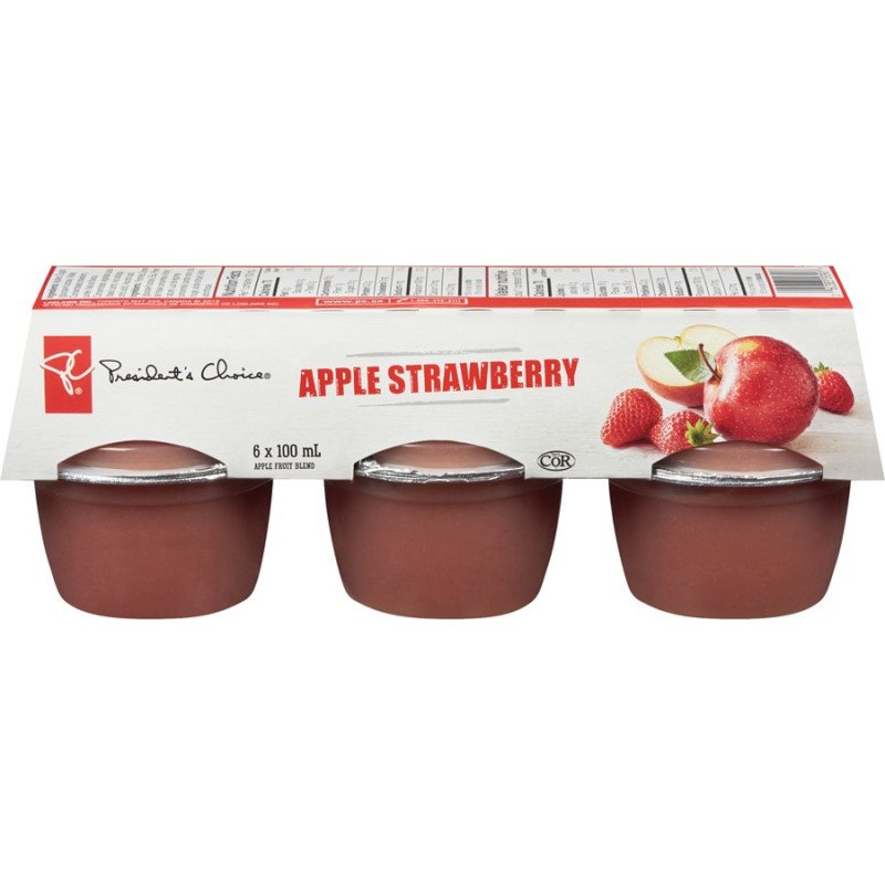 PC Unsweetened Apple-Strawberry Appletreet 6 x 100 ml