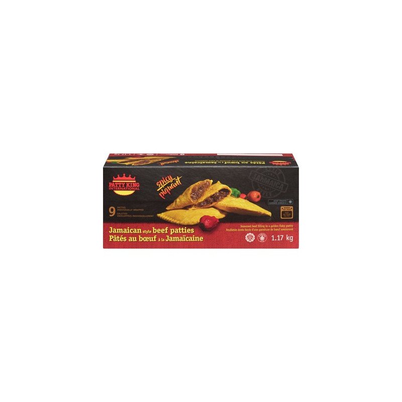 Patty King Jamaican Beef Patties Spicy Hot 1.17 kg