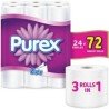 Purex Bathroom Tissue Triple Rolls 24/72