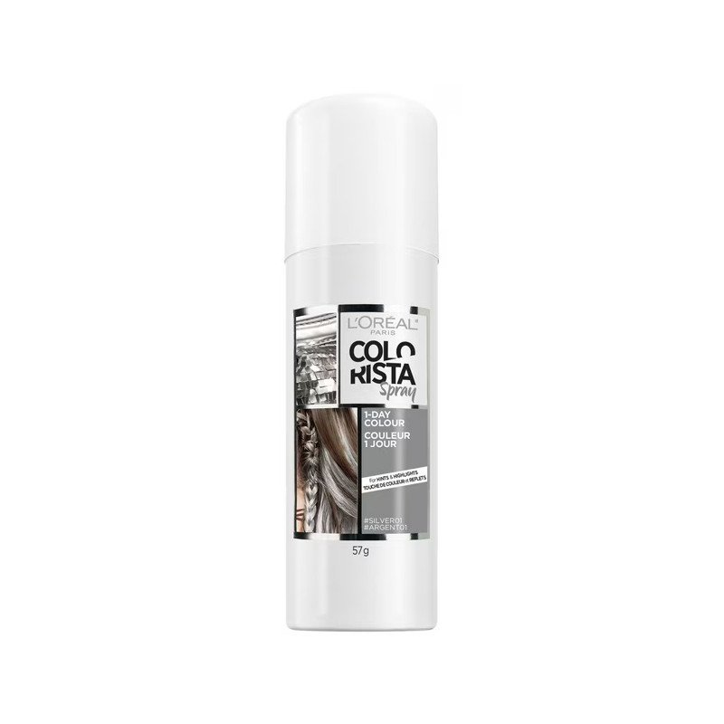 L'Oreal Colorista Spray 1-Day Colour Silver 01 57 g