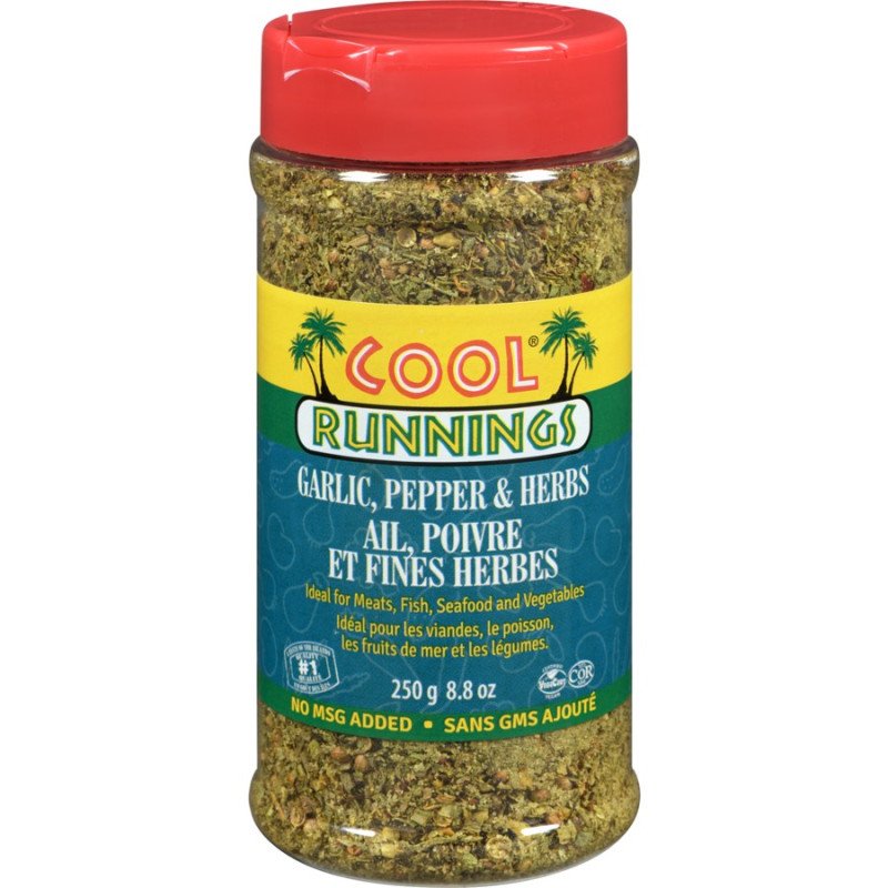 Cool Runnings Garlic Pepper & Herbs Seasoning 250 g