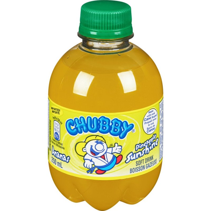 Chubby Pineapple Sunshine Soft Drink 250 ml