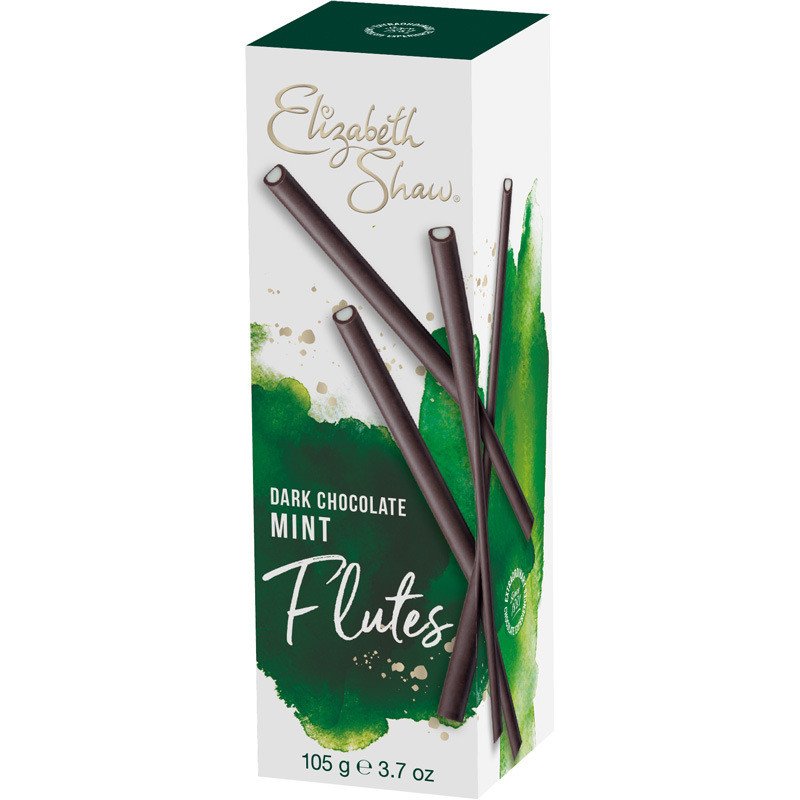 Elizabeth Shaw Dark Chocolate Mint Flutes 105 g