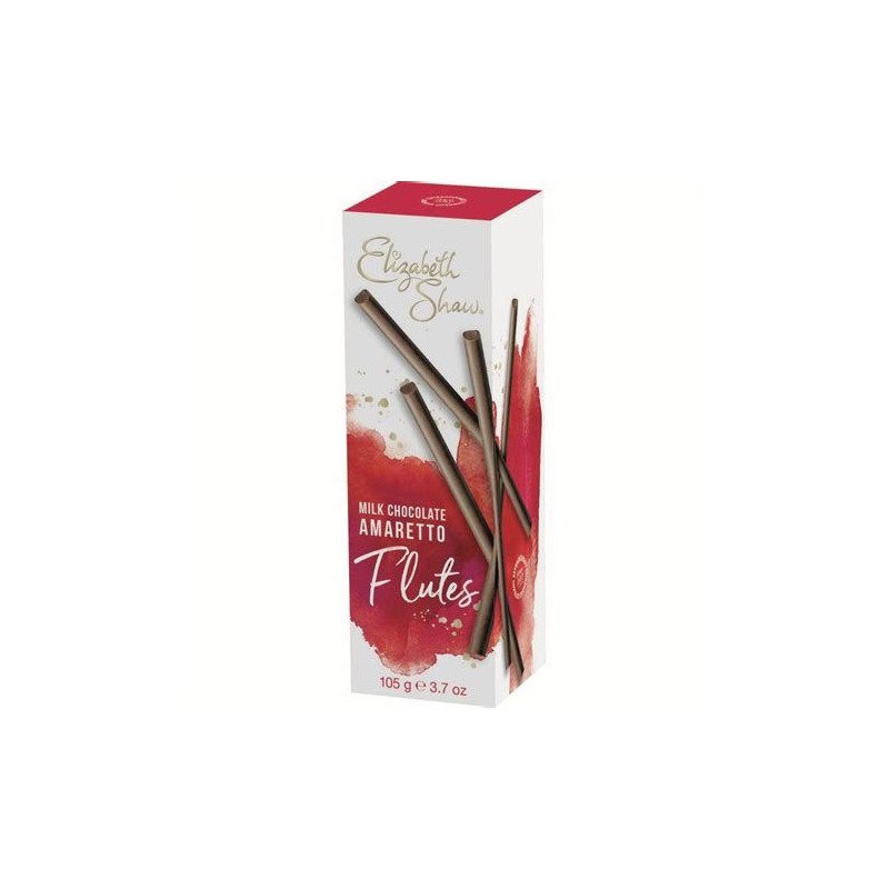 Elizabeth Shaw Milk Chocolate Amaretto Flutes 105 g