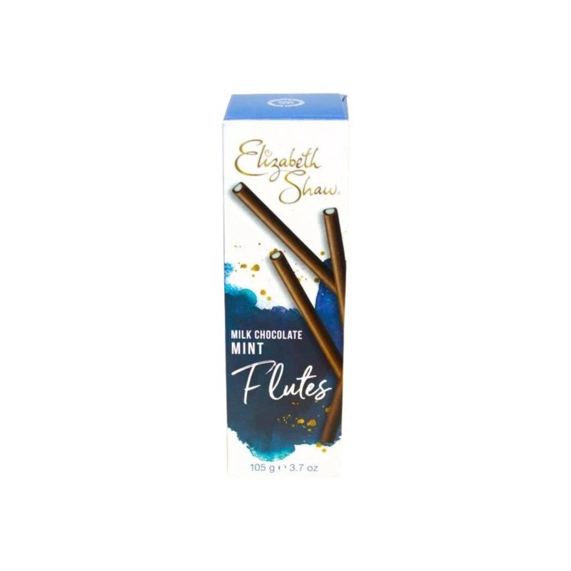 Elizabeth Shaw Milk Chocolate Mint Flutes 105 g